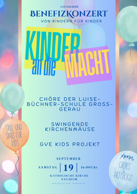 Benefizkonzert GVE Kinder an die Macht
